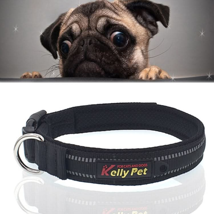 Pet Dogs Polyester Reflective Breathable Pets Collar Traction Lead Leash, Size: S, 2.0*35*40cm - Reluova