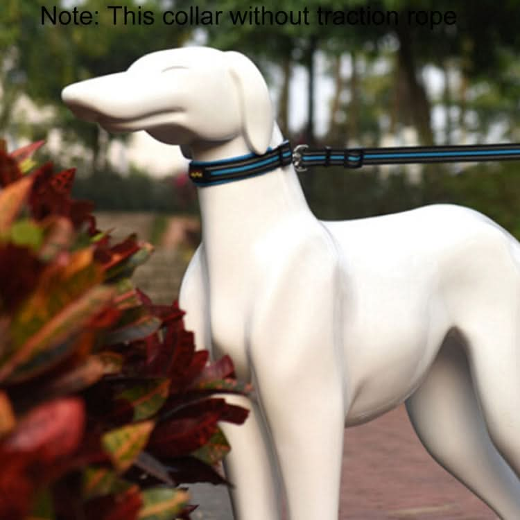 Pet Dogs Polyester Reflective Breathable Pets Collar Traction Lead Leash, Size: M, 2.5*42*47cm - Reluova