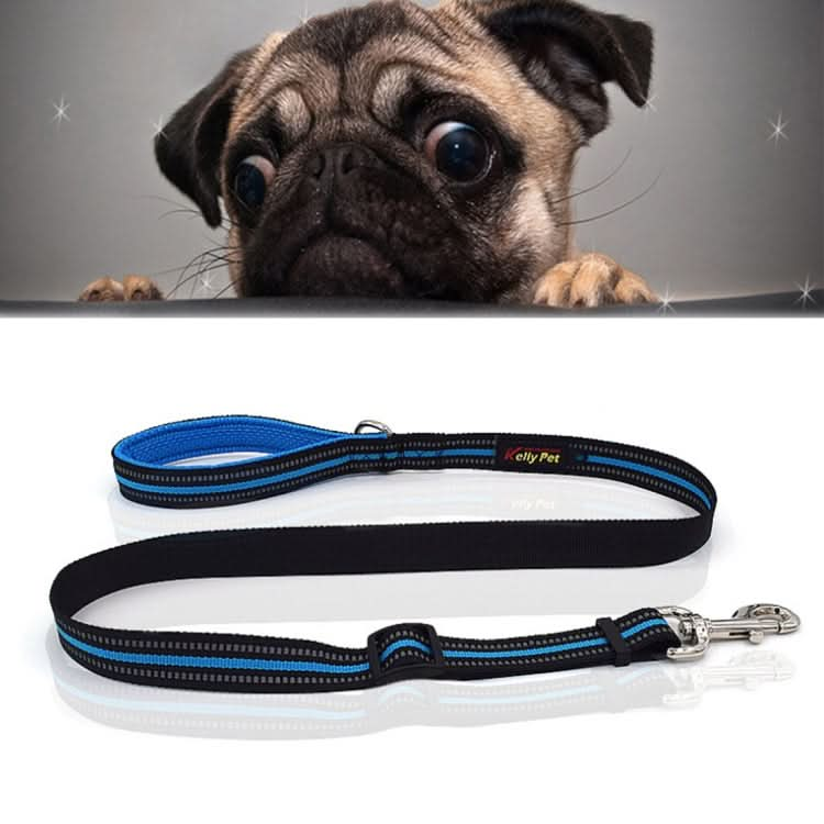 Pet Dogs Nylon Night Reflective Breathable Handheld Traction Lead Leash, Size: S, Adjustable Range: 2.0*(100-140cm) - Reluova