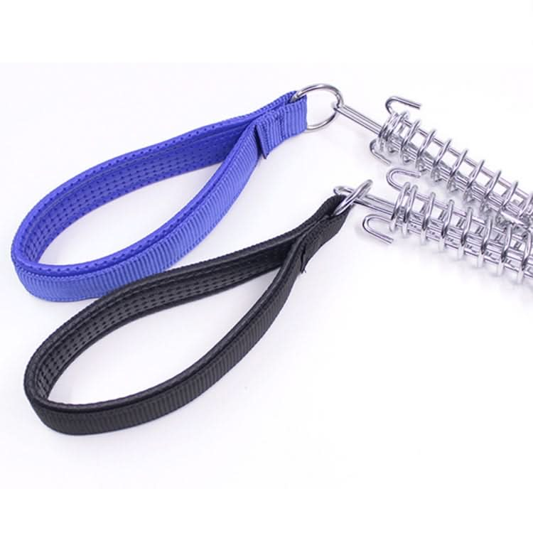 Pet Medium Large Dogs Cushion Traction Rope Spring Foam Handle Explosion-proof Short Chain, Size: 3mm*40cm, Foam Width: 2cm - Reluova