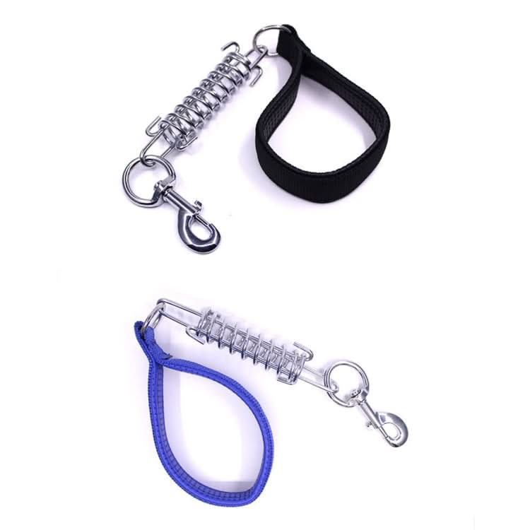 Pet Medium Large Dogs Cushion Traction Rope Spring Foam Handle Explosion-proof Short Chain, Size: 3mm*40cm, Foam Width: 2cm - Reluova