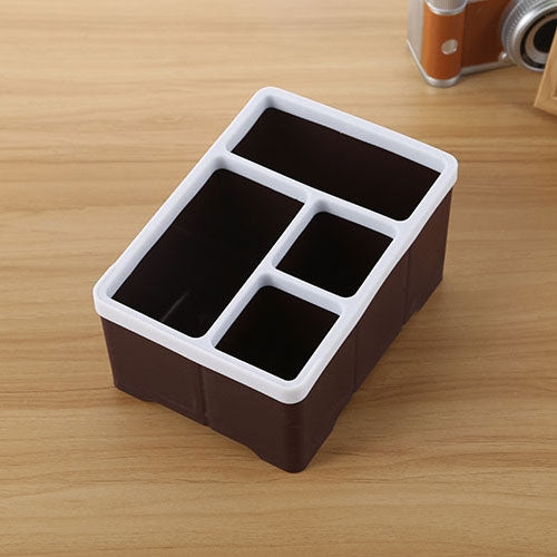 Desktop Storage Organizer Remote Control Caddy Holde for Desk Office Supplies