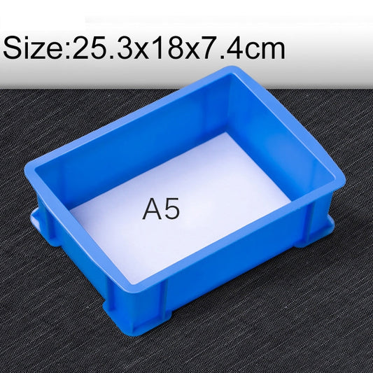 Thick Multi-function Material Box Brand New Flat Plastic Parts Box Tool Box, Size: 25.3cm x 18cm x 7.4cm My Store