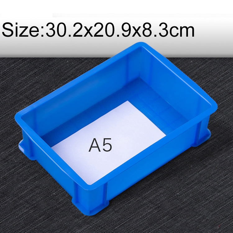 Thick Multi-function Material Box Brand New Flat Plastic Parts Box Tool Box, Size: 30.2cm x 20.9cm x 8.3cm My Store