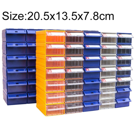 Thickened Combined Plastic Parts Cabinet Drawer Type Component Box Building Block Material Box Hardware Box, Random Color Delivery, Size: 20.5cm x 13.5cm x 7.8cm My Store