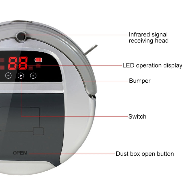 FD-3RSW(IIC)CS 1000Pa Large Suction Smart Household Vacuum Cleaner Clean Robot