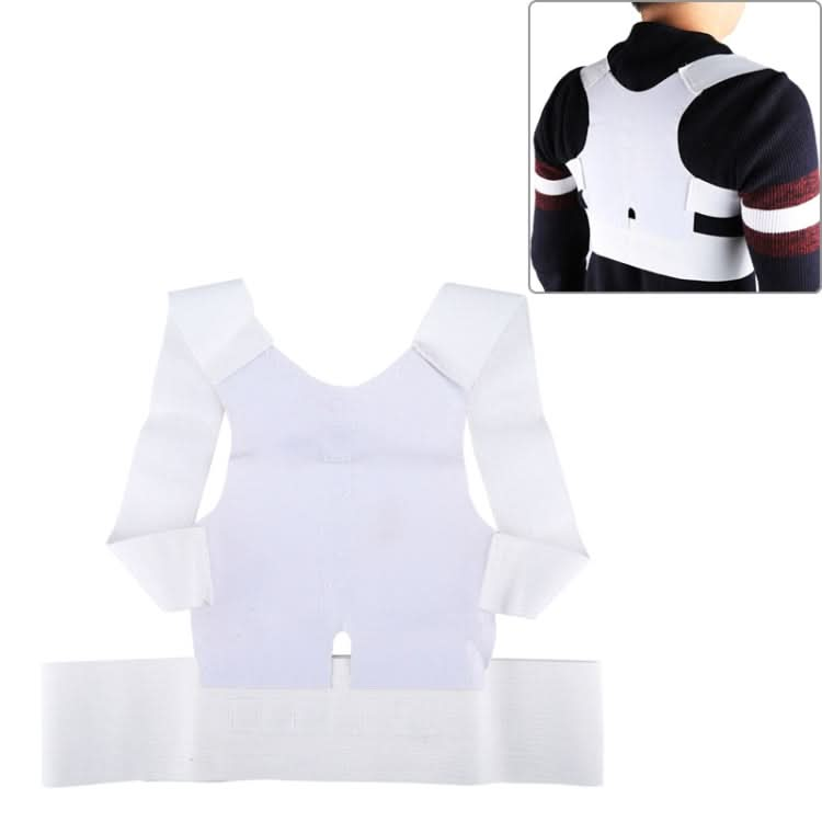 Shoulder Support Bandage Lumbar Sport Back Brace Posture Correction Vest Belt for Men / Women, XL Size Reluova