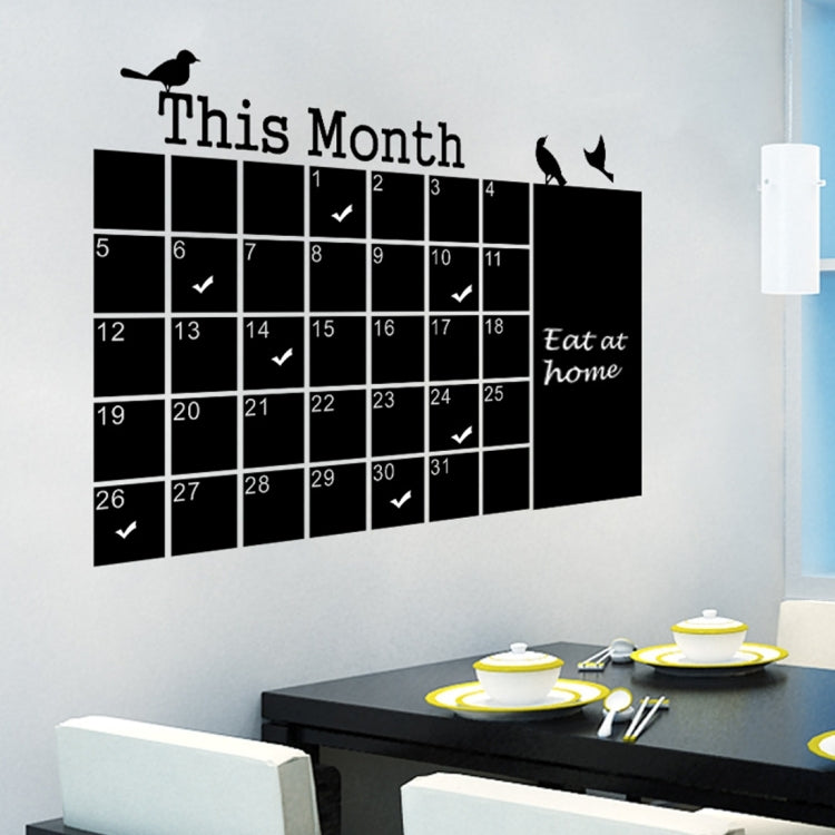 Calendar Chalkboard Wall Stickers PVC Removable Blackboard  Office Decoration Suppliess My Store