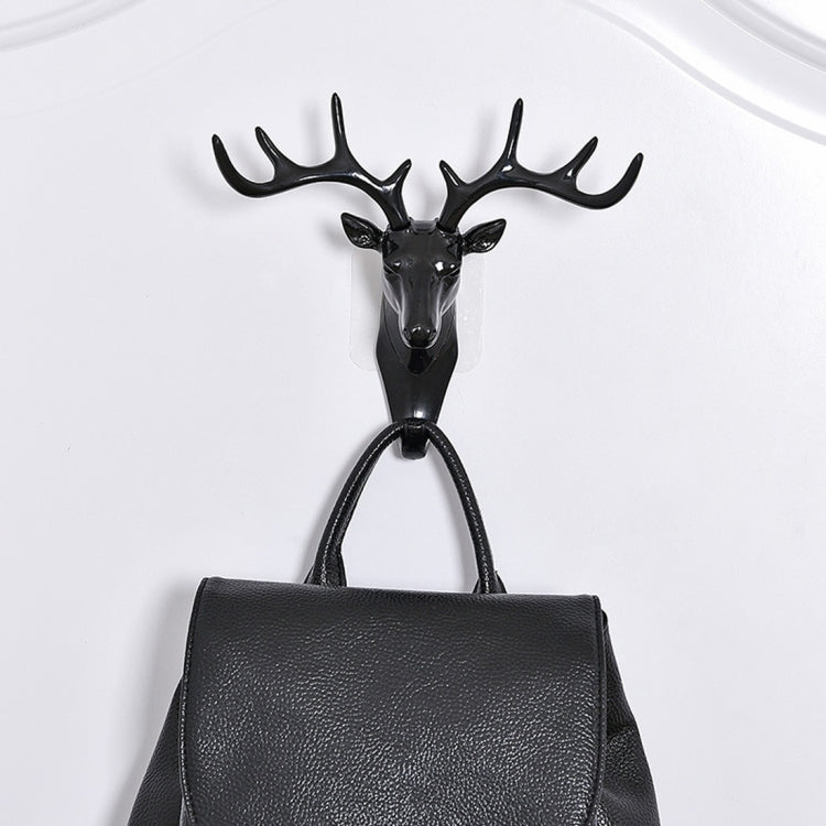 European-Style Rural Pendant Deer Head Wall Hanging Clothes Hook, Random Color Delivery My Store