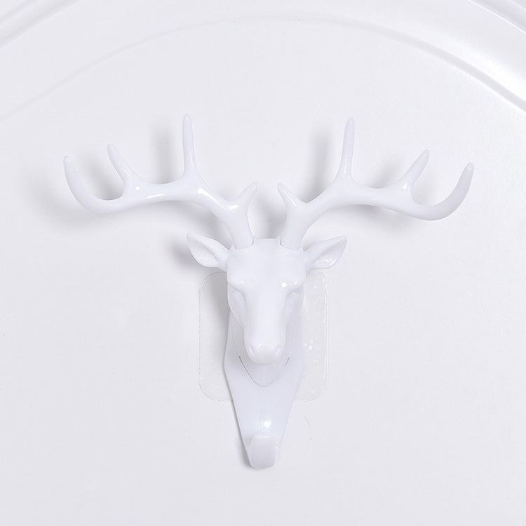 European-Style Rural Pendant Deer Head Wall Hanging Clothes Hook, Random Color Delivery My Store