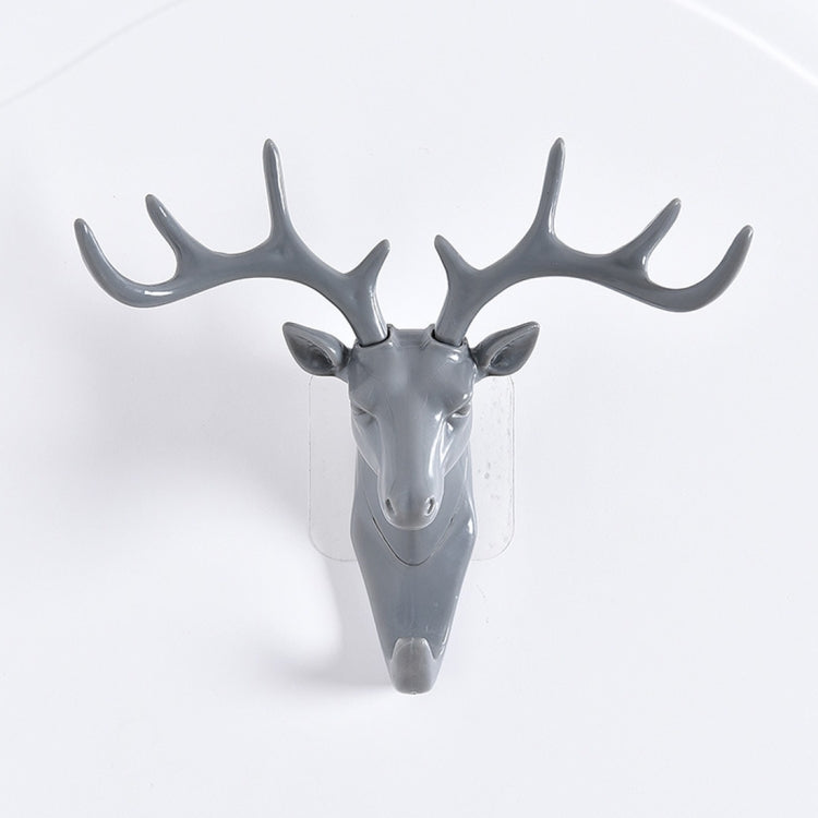 European-Style Rural Pendant Deer Head Wall Hanging Clothes Hook, Random Color Delivery My Store