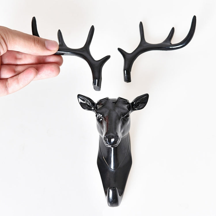 European-Style Rural Pendant Deer Head Wall Hanging Clothes Hook, Random Color Delivery My Store