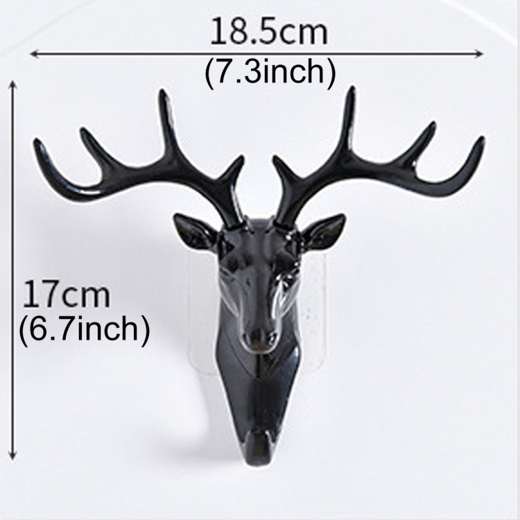 European-Style Rural Pendant Deer Head Wall Hanging Clothes Hook, Random Color Delivery My Store