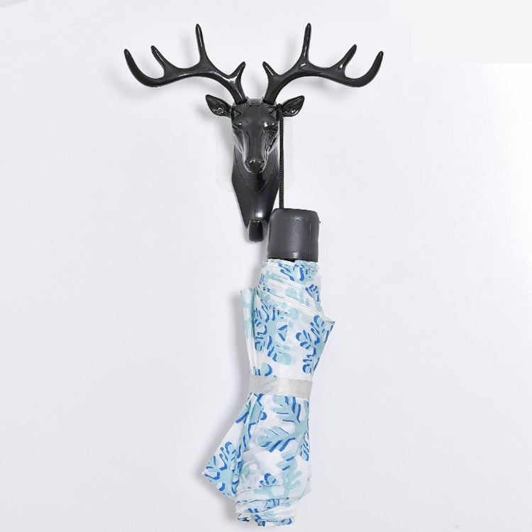 European-Style Rural Pendant Deer Head Wall Hanging Clothes Hook, Random Color Delivery My Store