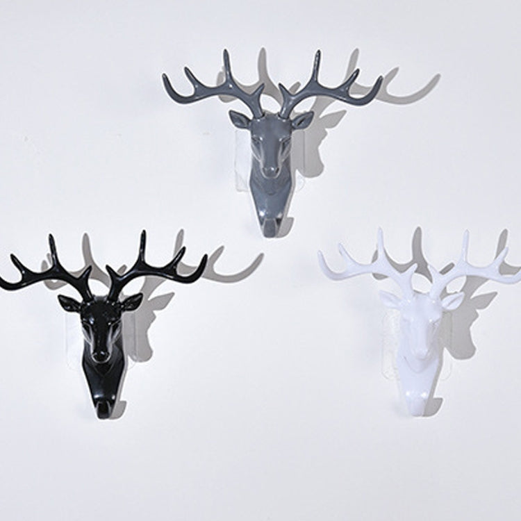 European-Style Rural Pendant Deer Head Wall Hanging Clothes Hook, Random Color Delivery My Store