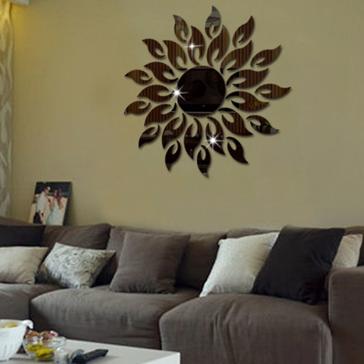 Sunflower Mirror Wall Sticker Bedroom Living Room Decoration Wall Stickers My Store