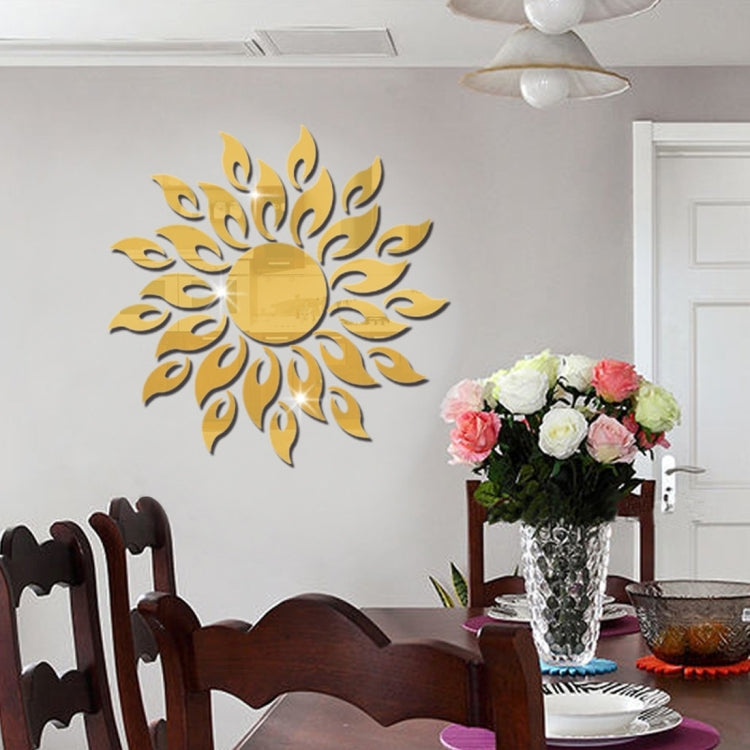 Sunflower Mirror Wall Sticker Bedroom Living Room Decoration Wall Stickers My Store