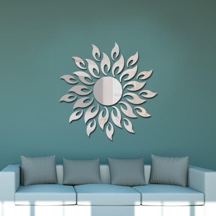 Sunflower Mirror Wall Sticker Bedroom Living Room Decoration Wall Stickers My Store