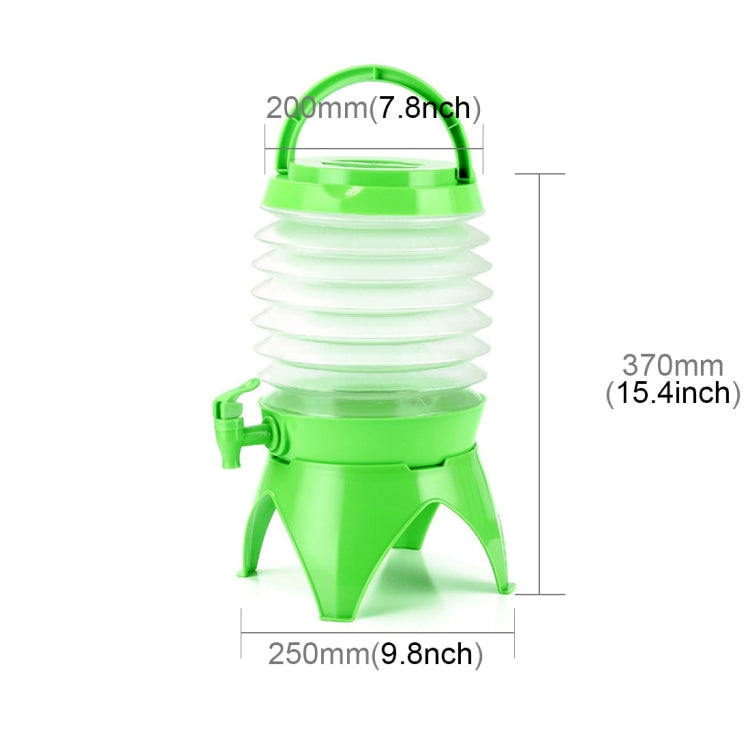 Multi-functional Outdoor Camping Telescopic Folding Retractable Beer Water Storage Bucket Drinking Water Outdoor Tools, Capacity: 5L Reluova