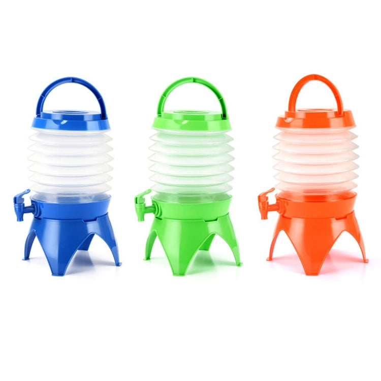 Multi-functional Outdoor Camping Telescopic Folding Retractable Beer Water Storage Bucket Drinking Water Outdoor Tools, Capacity: 5L Reluova