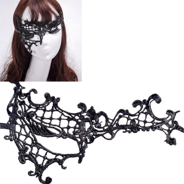 Halloween Masquerade Party Dance Sexy Lady Semi-eyed Face Lace Mask