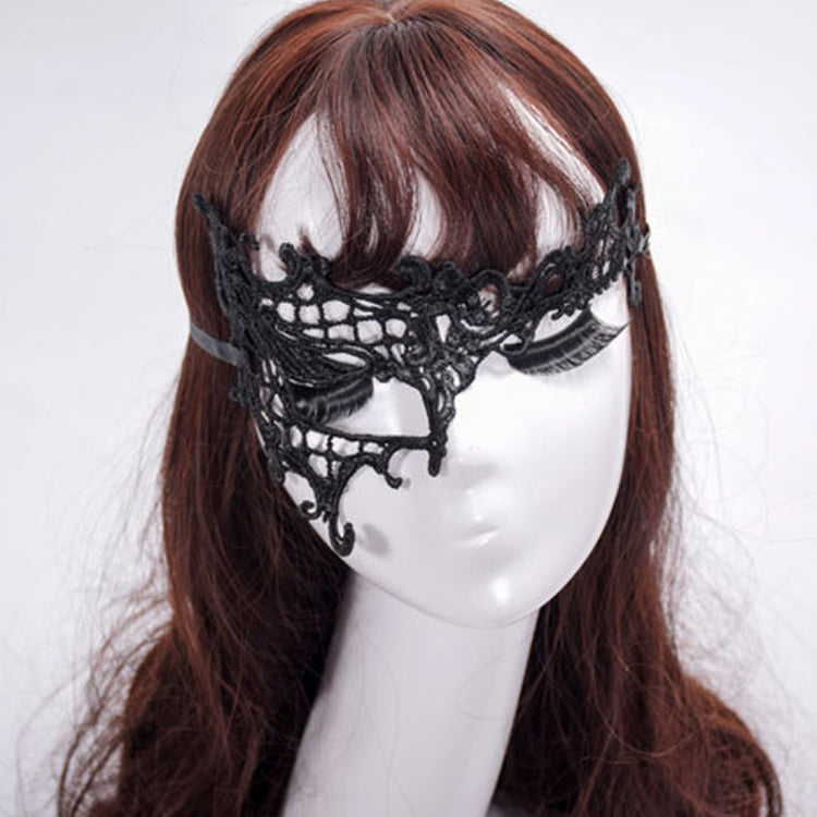 Halloween Masquerade Party Dance Sexy Lady Semi-eyed Face Lace Mask