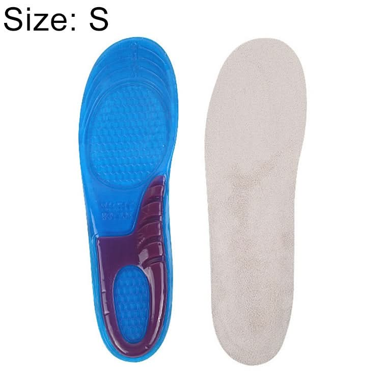 1 Pair Military Training Shock Resistance Sports Insoles Soft and Comfortable Stretch Thick Insoles, Size: S(34-37 Yards)