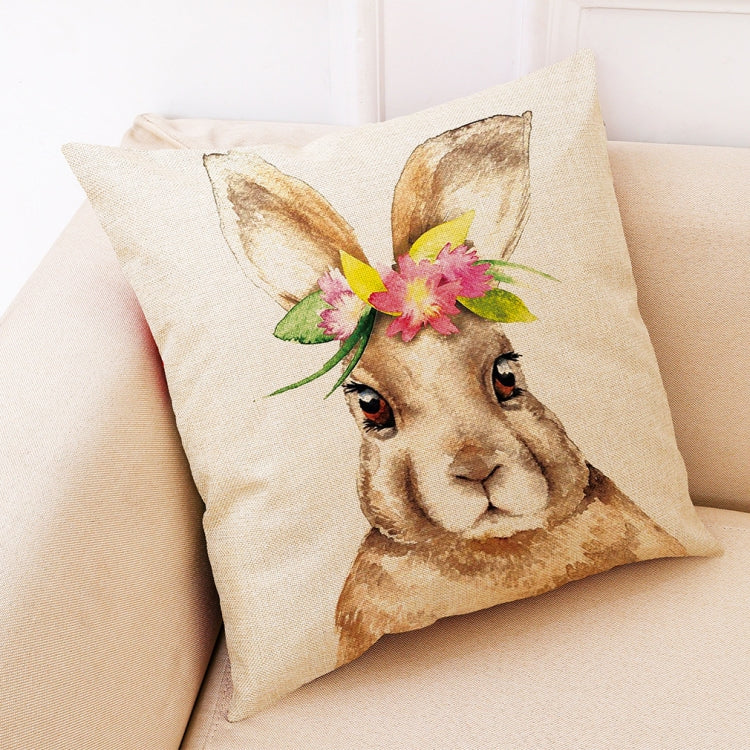 Easter Bunny Pattern Sofa Cushion Car Pillow, Size : 45 x 45cm My Store