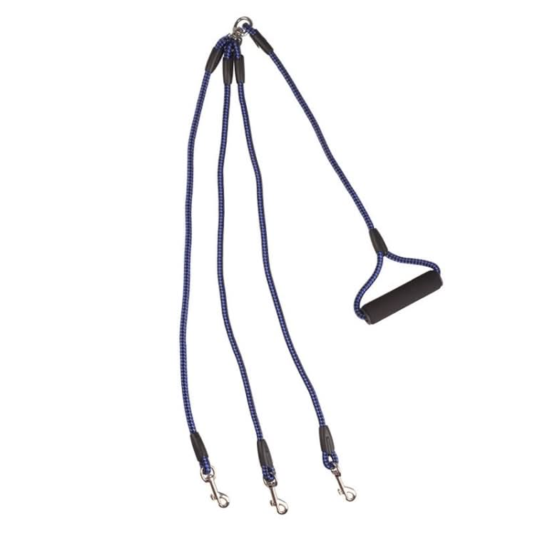 Pet Dog Nylon 3 in 1 Traction Rope Pet Walking Leads With Handle, Length: 124cm - Reluova