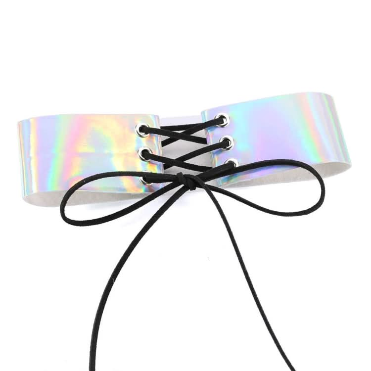 European and American Simple Sexy Bound Collar Fashion Laser Skin Glowing Necklace, Random Color Delivery Reluova