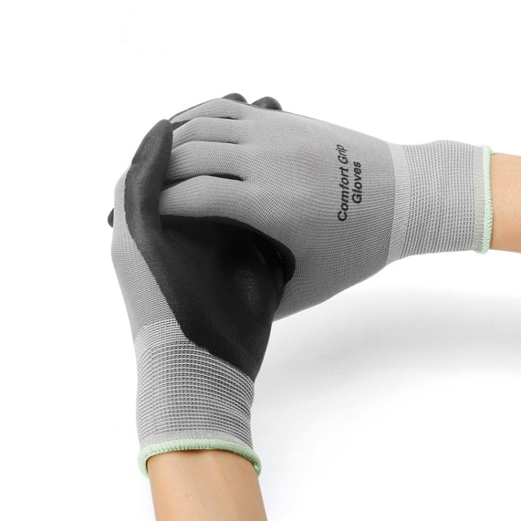 Comfortable Non-slip Wear-resistant Nitrile Rubber Electrician Working Gloves, Size: L Reluova