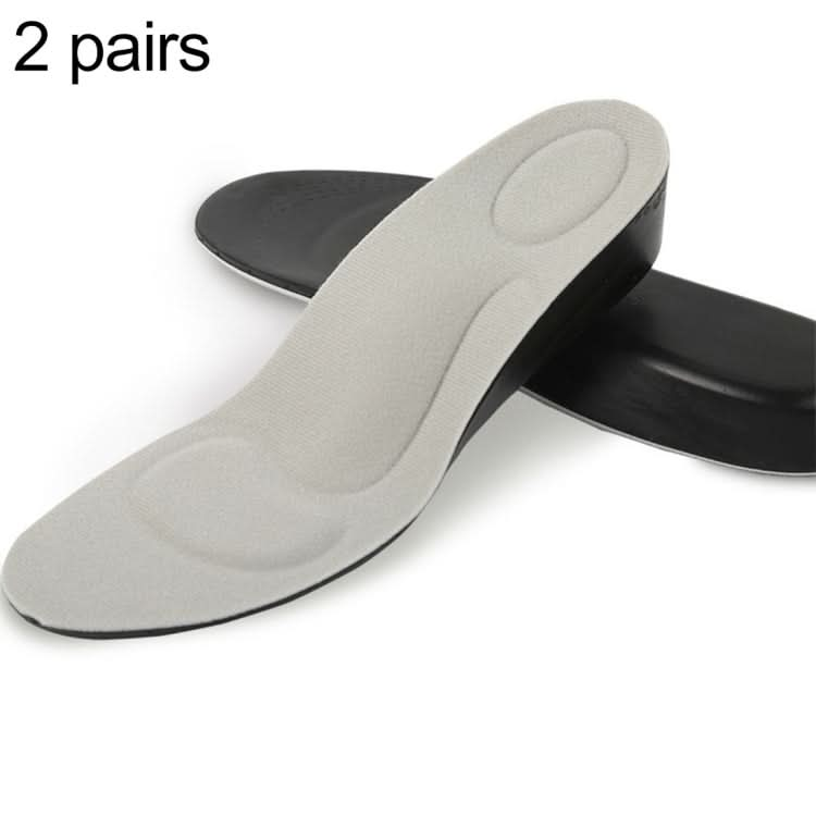 2.5cm PU Breathable Sport Height Increase Insoles, Size: L-Reluova