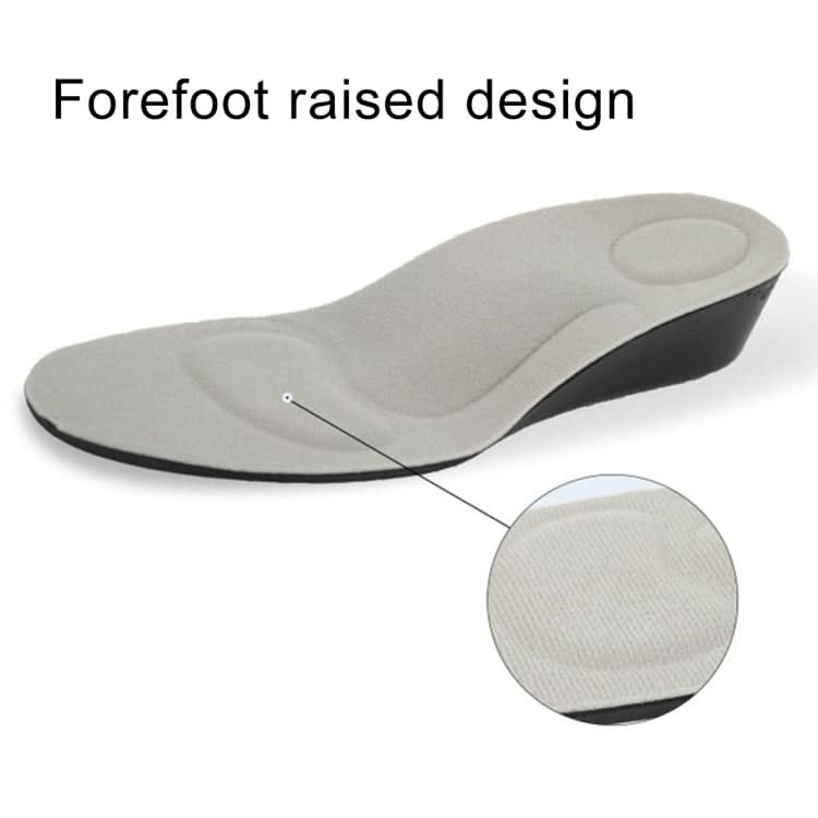 2.5cm PU Breathable Sport Height Increase Insoles-Reluova