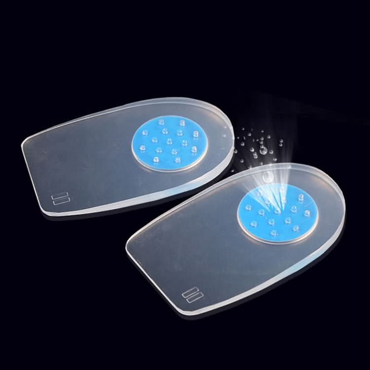 1 Pair Silica Gel Comfort Cushioning Heel Pads, Size: S