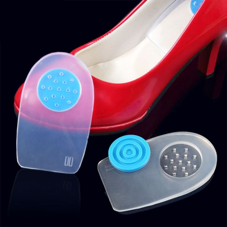 1 Pair Silica Gel Comfort Cushioning Heel Pads, Size: S