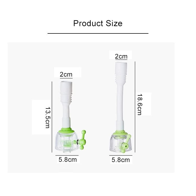 5 PCS Rotatable Water-saving Device Water Filter Faucet Water Purifier, Size: 18.6cm-Reluova