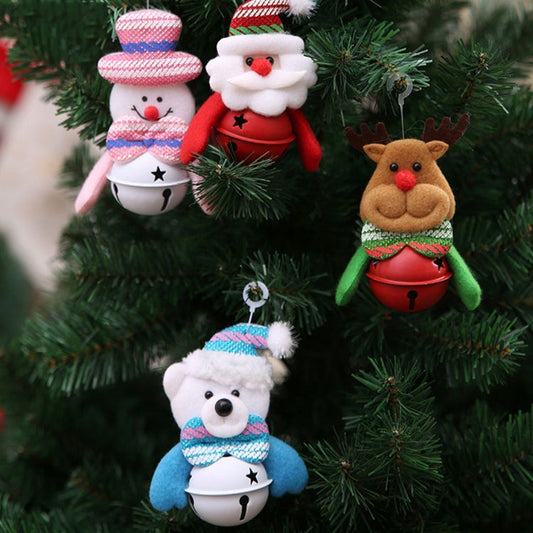 Christmas Tree Doll Bell Christmas Pendants Decorations, Random Style Delivery, Size: 11*7cm My Store