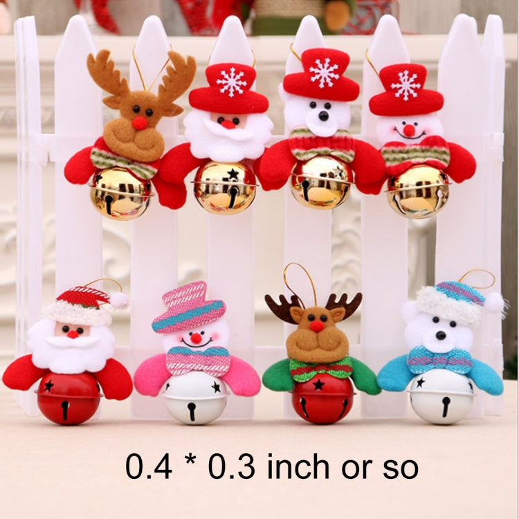 Christmas Tree Doll Bell Christmas Pendants Decorations, Random Style Delivery, Size: 11*7cm