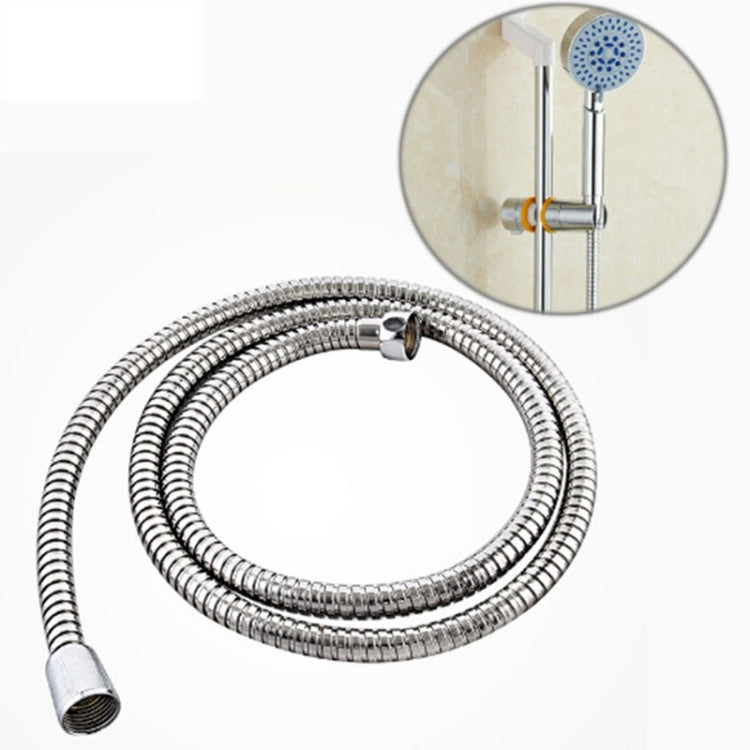 1.5m Flexible Stainless Steel Showerhead Hose Pipe Double Interlock Copper Interface Anti Burst Bath Water Pipe