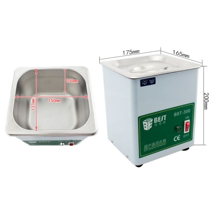 BEST 1.8L Practical Portable Ultrasonic Cleaner (Voltage 220V)