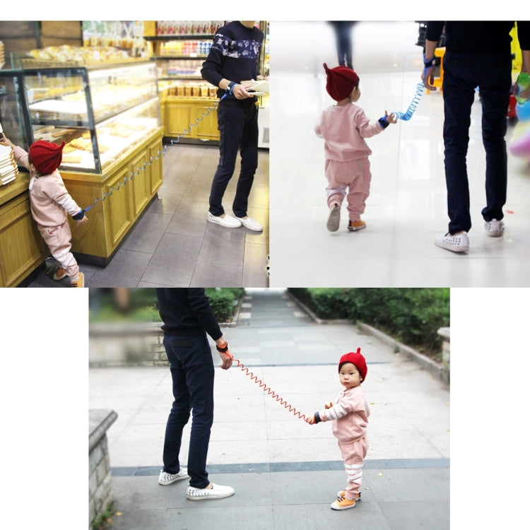 Kids Safety Harness Child Leash Anti Lost Wrist Link Traction Rope Anti Lost Bracelet, Length: 1.5m Reluova