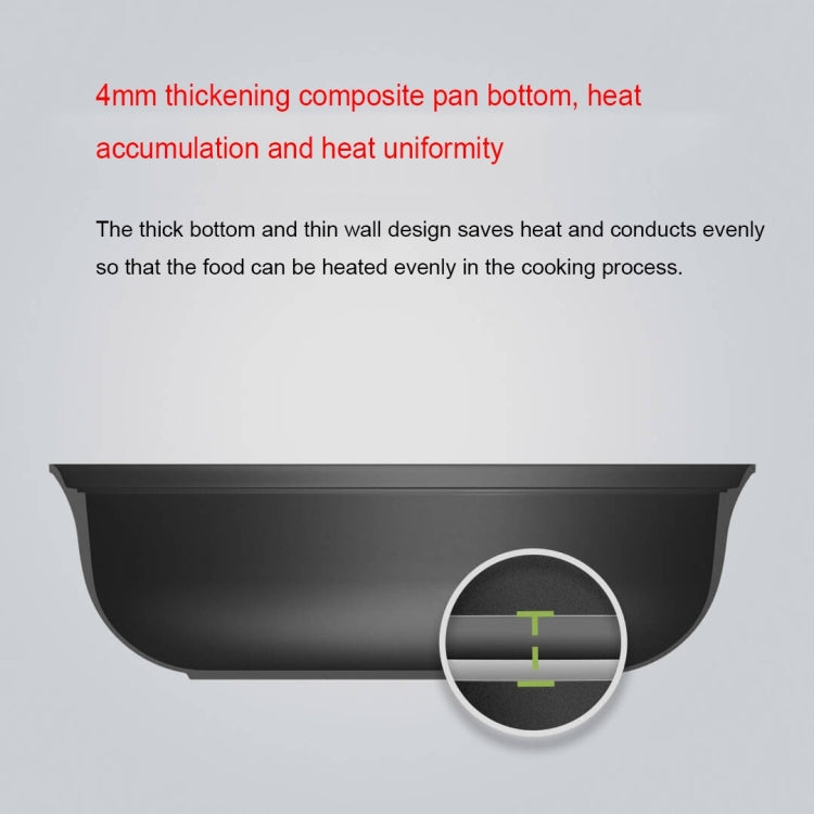 Original Xiaomi Zhiwu Soup Pot Household 4L Non-stick Food Stockpot Aluminum Alloy Electric Hot Pot