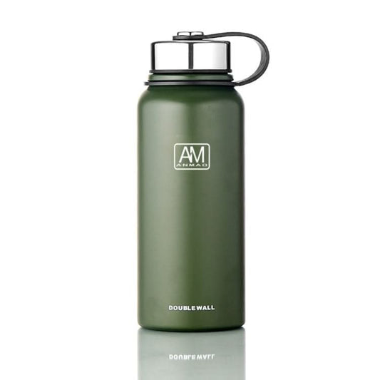 800ml Outdoor Vacuum Stainless Steel Heat Insulation Cup Portable Large Capacity Sports Bottle-Reluova