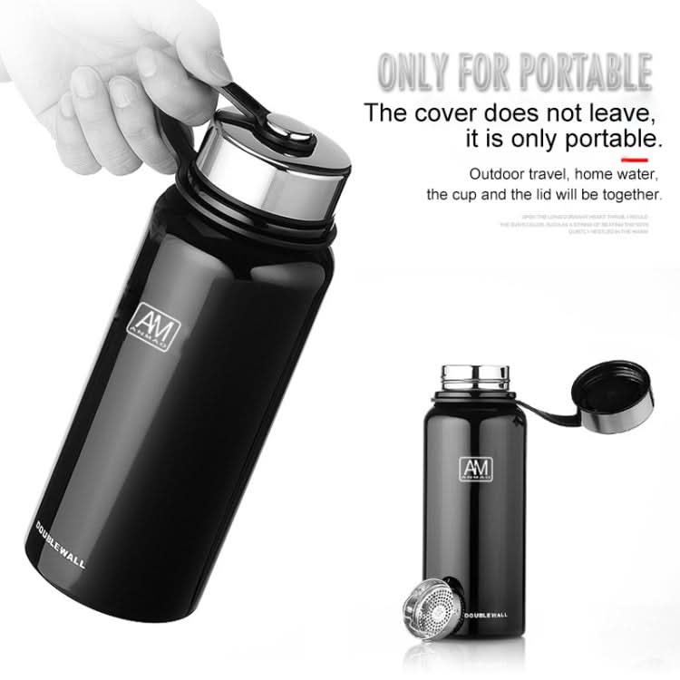 800ml Outdoor Vacuum Stainless Steel Heat Insulation Cup Portable Large Capacity Sports Bottle-Reluova