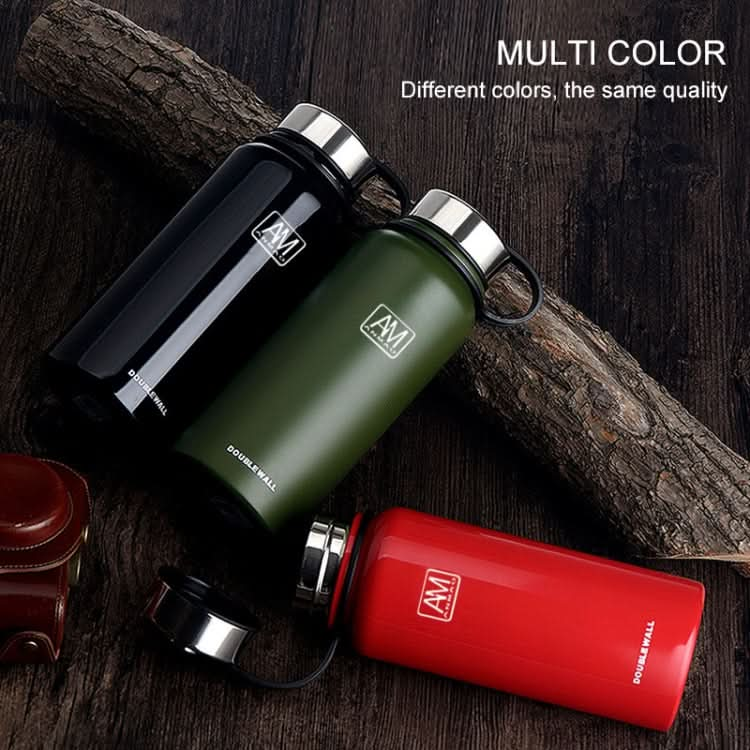 800ml Outdoor Vacuum Stainless Steel Heat Insulation Cup Portable Large Capacity Sports Bottle-Reluova