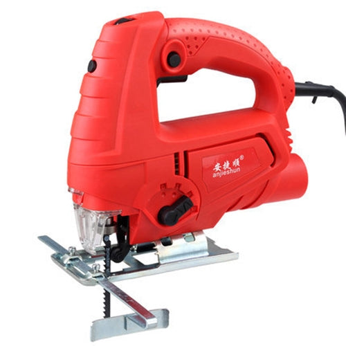 220V Jig Saw Electric Saw Woodworking Electric Tools Multifunction Chainsaw Hand Saws Wood Cutting Machine With Laser & 10 Saw Blade, EU plug-Reluova