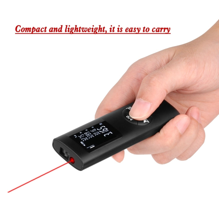 JQ-60 Mini Laser Distance Meter 60m Rechargeable Digital Handheld Laser Rangefinder Reluova