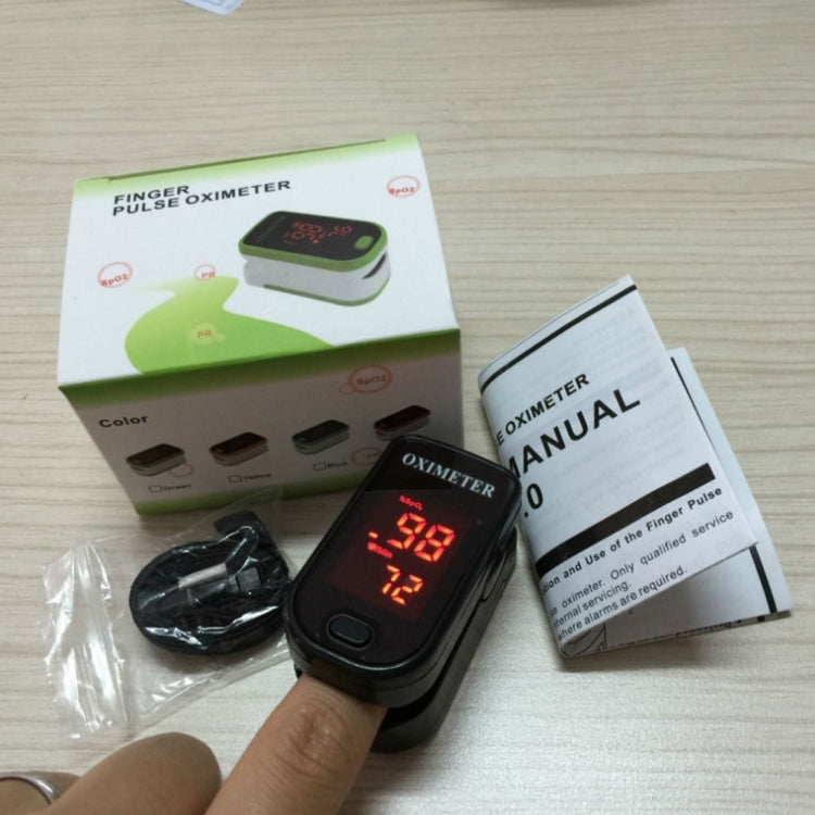 Fingerpulsoximeter LED HD-Display Tragbares Oximeter Blutsauerstoffmonitor Pulsoximeter