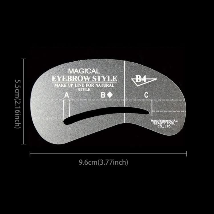 24 in 1 Eyebrow Stencil Shape Template Tools-Reluova