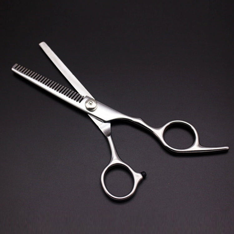 Fashion Durable Sharp Hairdressing Hair Cutting Shears/Scissors and Barber Thinning Tooth Shear(Silver Thinning scissor)